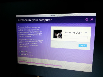 Simcoe in Xubuntu installer